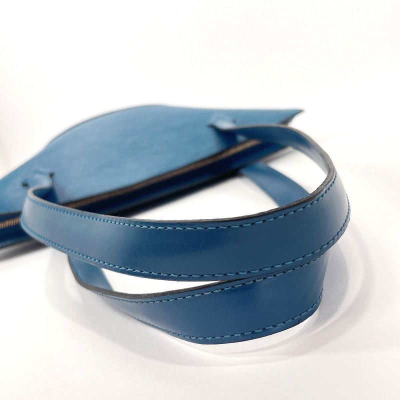 LOUIS VUITTON Shoulder Bag M52335 Sunjack Poignet Long Epi Leather blue blue Women Used