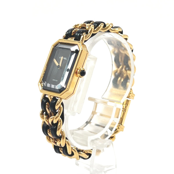 CHANEL Watches H001 Premiere M Gold Plated/leather gold gold Women Used