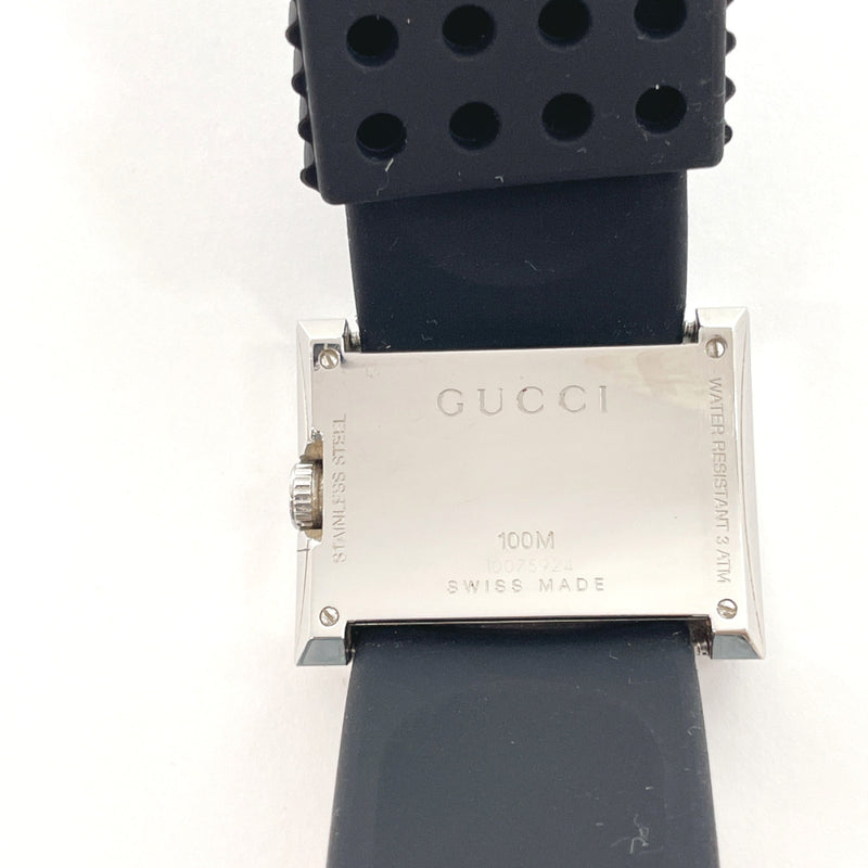 GUCCI Watches 100M Stainless Steel/rubber Silver Silver Women Used