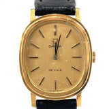 OMEGA Watches De Ville Gold Plated/leather gold gold Women Used