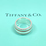 TIFFANY&Co. Ring Atlas grooved Double line Silver925 #9(JP Size) Silver Women Used