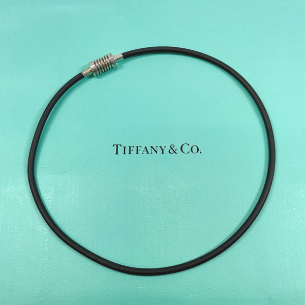 TIFFANY&Co. Necklace Paloma Picasso Silver925 Black Women Used
