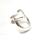 TIFFANY&Co. Ring Open heart Elsa Peretti Silver925 #12(JP Size) Silver Women Used