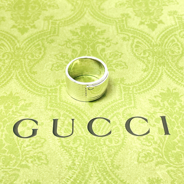 GUCCI Ring Silver925 #14(JP Size) Silver unisex Used