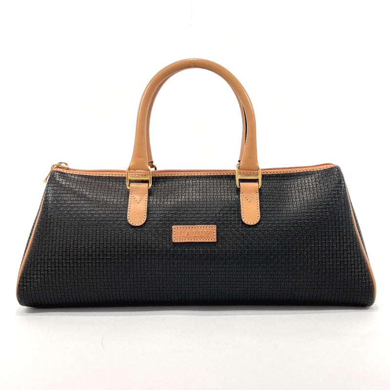 BALLY Handbag PVC/leather Black Black Women Used