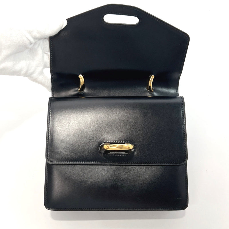 CELINE Handbag leather Black Women Used