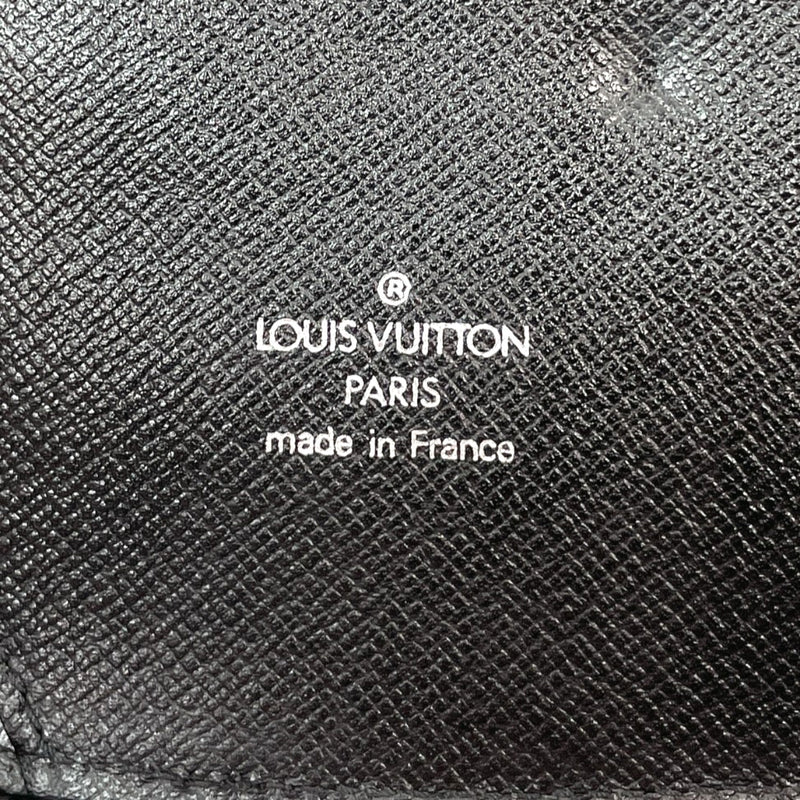 LOUIS VUITTON purse M30652 Organizer Atoll Taiga Black unisex Used