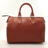 LOUIS VUITTON Handbag M43013 Speedy 25 Epi Leather Brown Brown Women Used