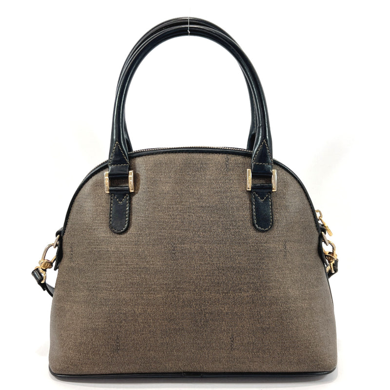 FENDI Handbag 2way vintage PVC/leather Brown Brown Women Used