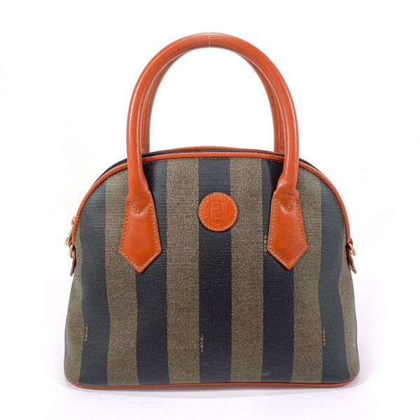 FENDI Handbag Pecan PVC/leather Brown Women Used