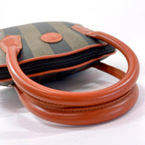 FENDI Handbag Pecan PVC/leather Brown Women Used