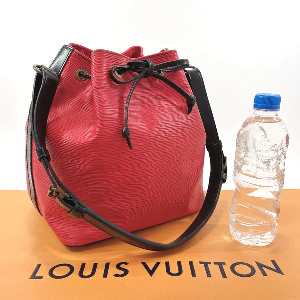 LOUIS VUITTON Shoulder Bag M44172  Petit Noe Epi Leather Red Red Women Used