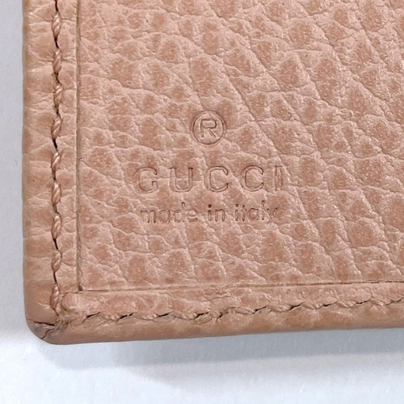 GUCCI-GG-Marmont-Leather-Trifold-Wallet-Pink-Beige-546584 – dct
