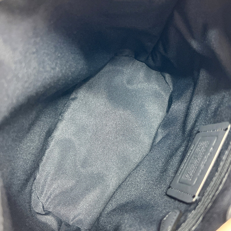 COACH Handbag C4101 dempsey drawstring Signature denim/leather blue blue Women Used