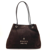 GUCCI Tote Bag 419689 Nubuck Brown Women Used