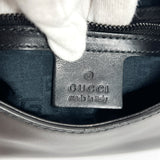GUCCI Handbag 106237 Wood handle leather/Wood Black Women Used