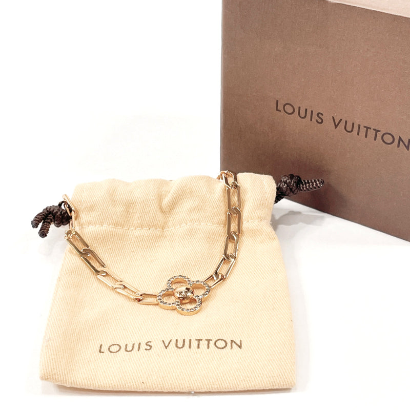 Louis Vuitton Necklace Collier Flower Power M66092 Gold 39 cm Choker