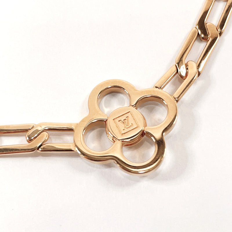LOUIS VUITTON M61073 Necklace Pendant LV & ME R Gold Tone Used Japan