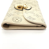 LOUIS VUITTON purse M58132 Portefeiulle Amelia Monogram Mahina beige beige Women Used