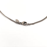CHANEL Necklace COCO Mark metal/Rhinestone Silver 10C Women Used