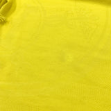 HERMES Stall oversized shawl logo New Libris Ka Stains/silk yellow Women Used