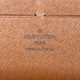 LOUIS VUITTON purse M60002 Zippy Organizer Monogram canvas Brown unisex Used