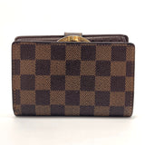 LOUIS VUITTON wallet N61674 Portefeiulle Vienova purse with a clasp Damier canvas Brown Women Used