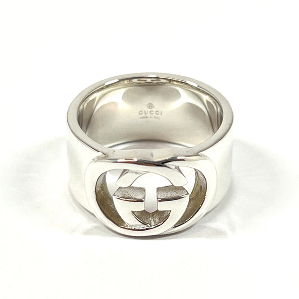 GUCCI Ring Interlocking Double G Silver925 #13(JP Size) Silver unisex Used