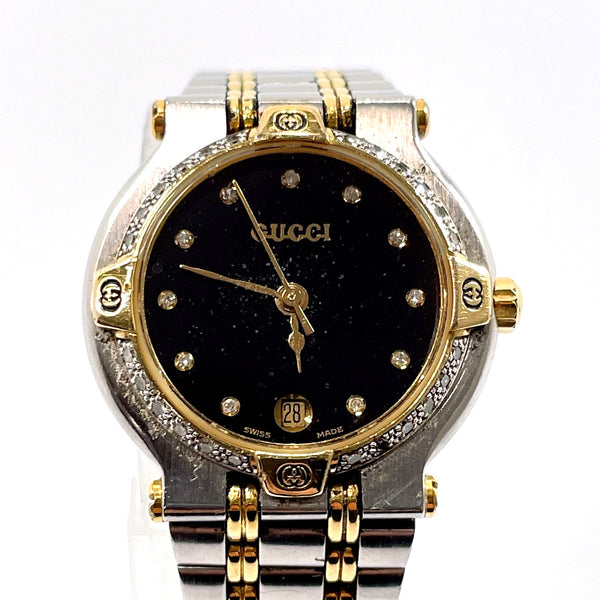 GUCCI Watches 9000L 11P diamond Stainless Steel/Stainless Steel Silver Silver Women Used