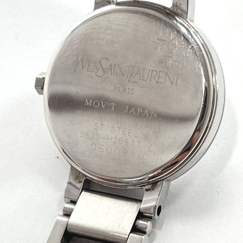 YVES SAINT LAURENT Watches Stainless Steel/Stainless Steel Silver Women Used
