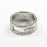 GUCCI Ring Branded Cutout G Silver925 #12(JP Size) Silver Women Used