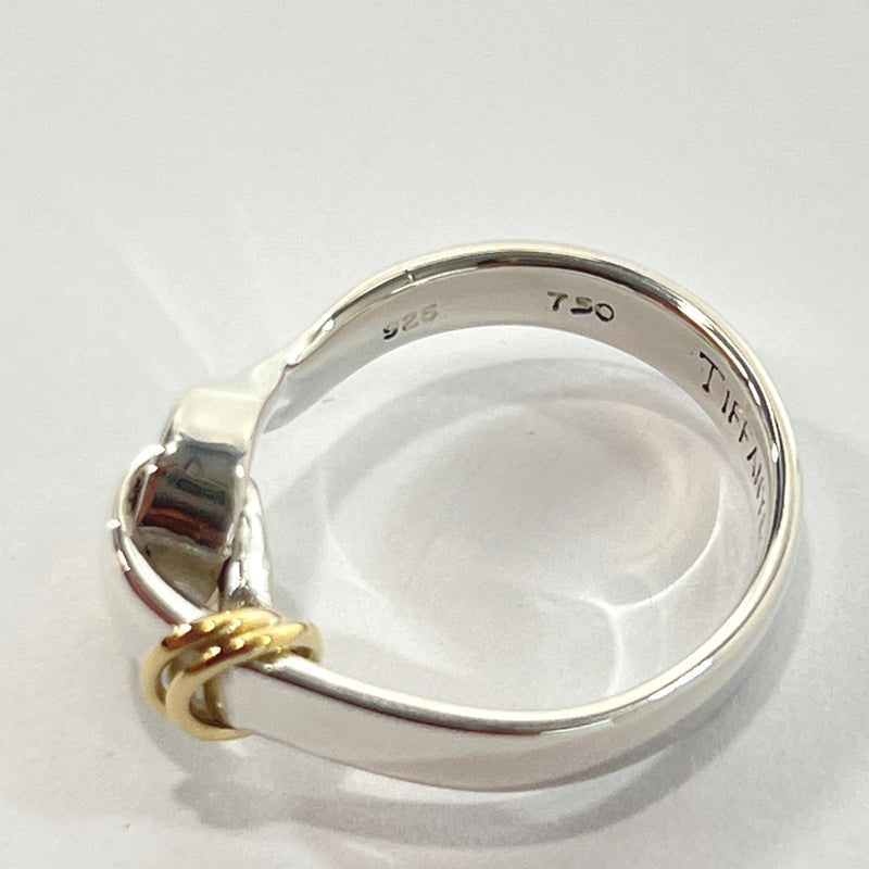 TIFFANY&Co. Ring Hook & Eye Silver925/K18 Gold #5(JP Size) Silver Silver Women Used