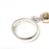 TIFFANY&Co. Ring ball dangle door knock Silver925/K18 Gold #9(JP Size) Silver Women Used