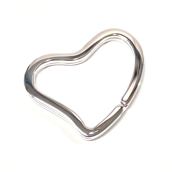 TIFFANY&Co. key ring open heart keyring Elsa Peretti Silver925 Silver Women Used