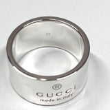 GUCCI Ring Logo ring Silver925 #19.5(JP Size) Silver unisex Used