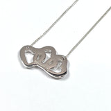 TIFFANY&Co. Necklace Triple open heart Silver925 Silver Women Used