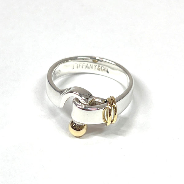 TIFFANY&Co. Ring Hook & Eye Silver925/K18 Gold #10.5(JP Size) Silver Silver Women Used
