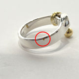 TIFFANY&Co. Ring Hook & Eye Silver925/K18 Gold #8(JP Size) Silver Silver Women Used