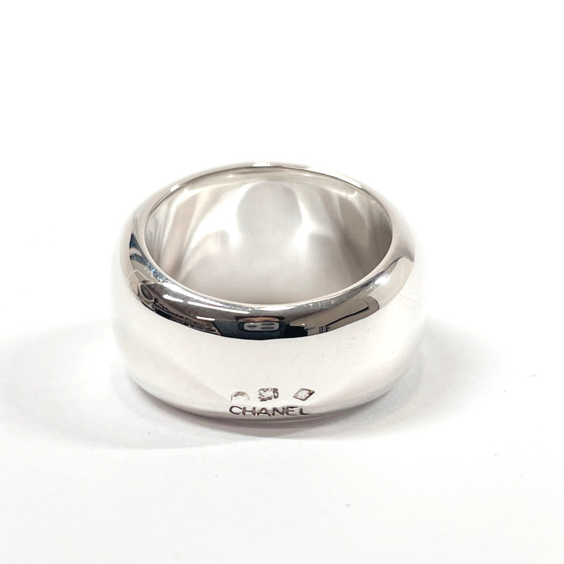 CHANEL Ring logo Silver925 #12(JP Size) Silver Women Used –