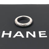 CHANEL Ring logo Alphabet Silver925 #12(JP Size) Silver Women Used