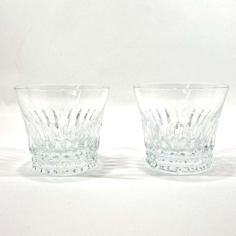 Baccarat glass Pair glass tiara tumbler 2021 Glass clear unisex Used
