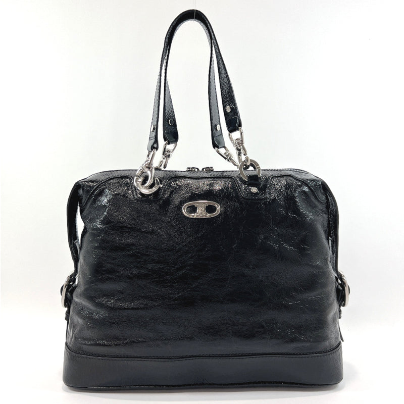 CELINE Handbag SC-SA-1017 Patent leather Black Women Used
