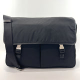 PRADA Shoulder Bag VS0255 Messenger Nylon Black mens Used