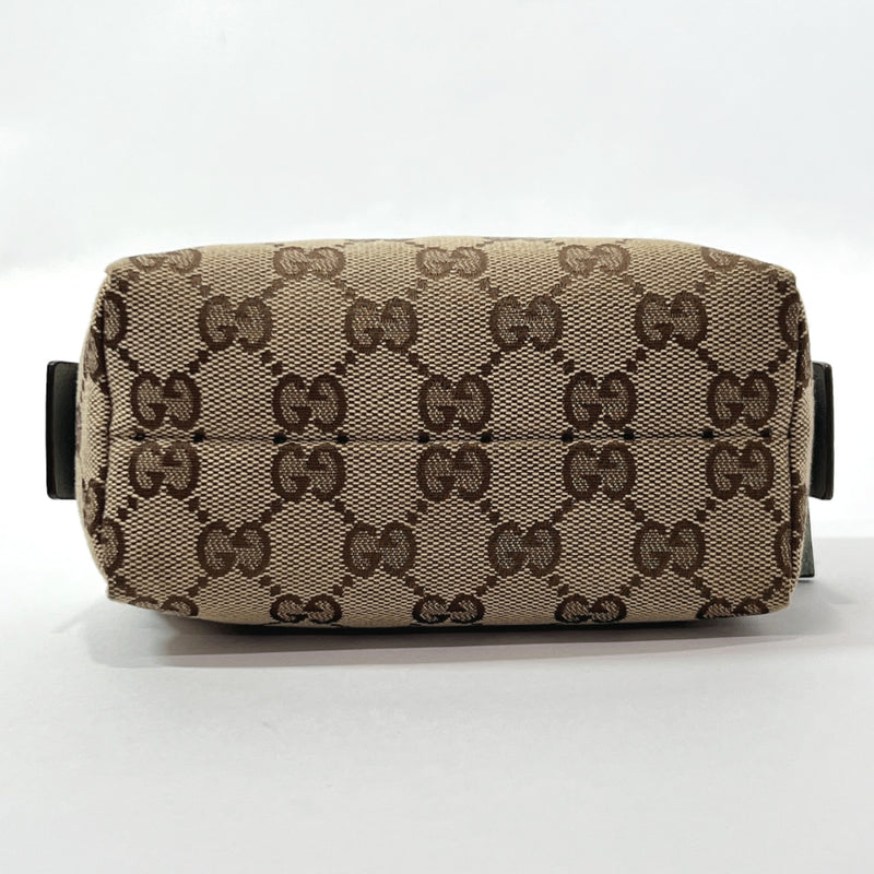 GUCCI Pouch 29596 GG canvas Brown unisex Used
