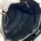 GUCCI Handbag 323658 Bamboo 2way leather Black Women Used