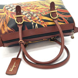 Salvatore Ferragamo Handbag PVC/leather multicolor Women Used