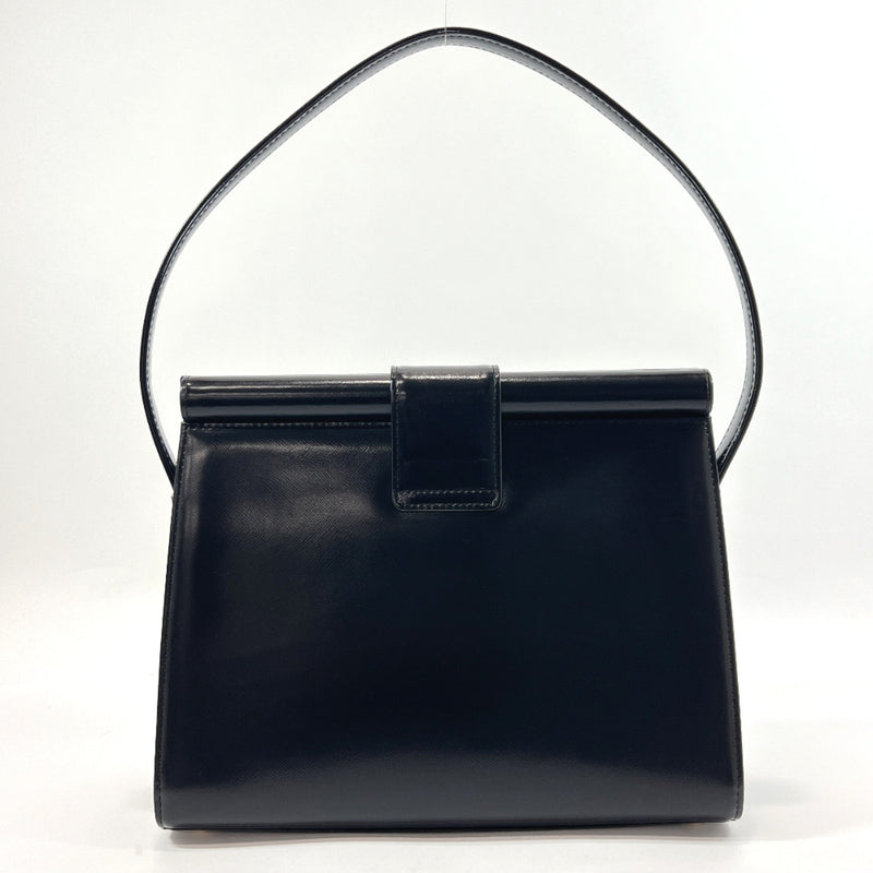 YVES SAINT LAURENT Handbag leather Black Women Used