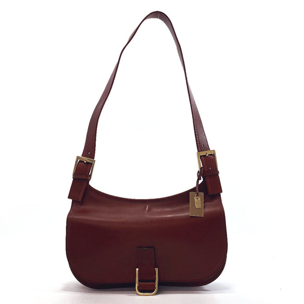 GUCCI Shoulder Bag 90659 leather Brown Women Used