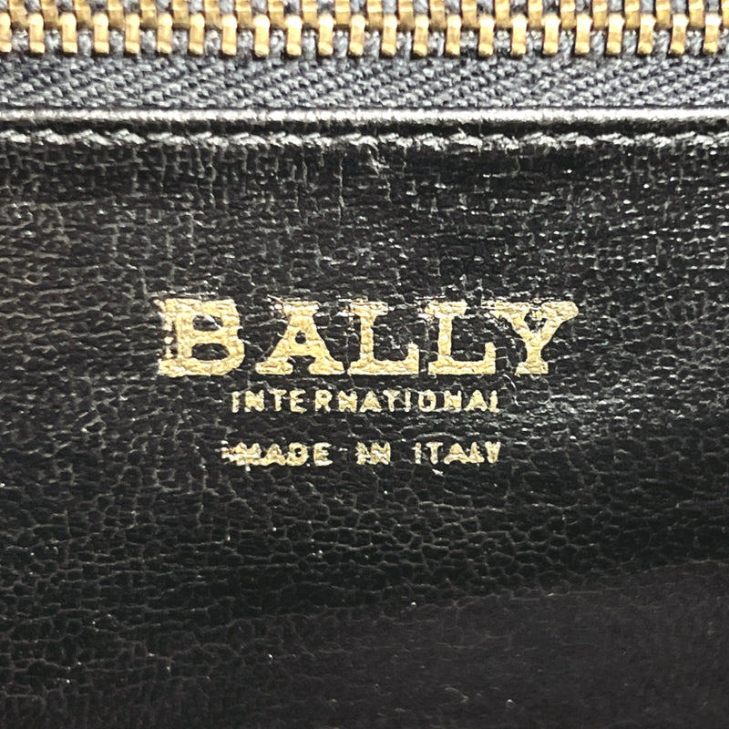 BALLY Shoulder Bag leather Black Women Used