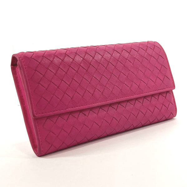 BOTTEGAVENETA purse Intrecciato leather pink mens Used